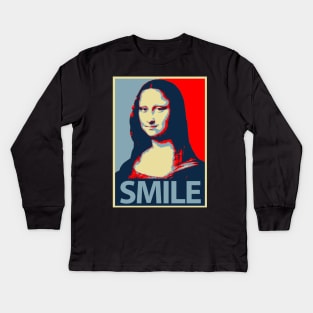 Mona Lisa Smile Kids Long Sleeve T-Shirt